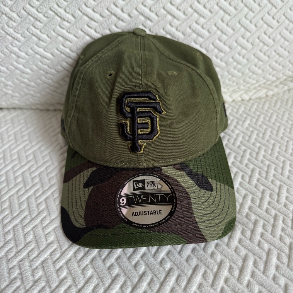 New Era Olive Green Camo Cap